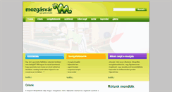 Desktop Screenshot of mozgasvar.hu