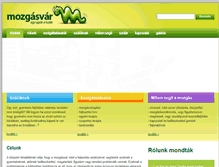 Tablet Screenshot of mozgasvar.hu